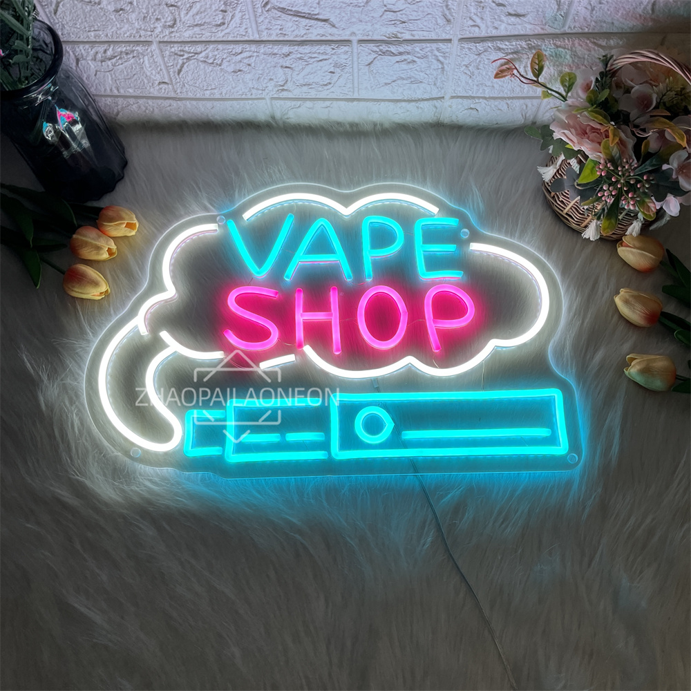 Vaping Shop - Toko VAPE Lampu Neon LED Dekorasi
