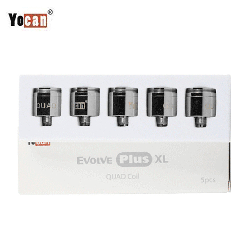 Vape Coil Replacement - Yocan Evolve Plus XL asli QUAD