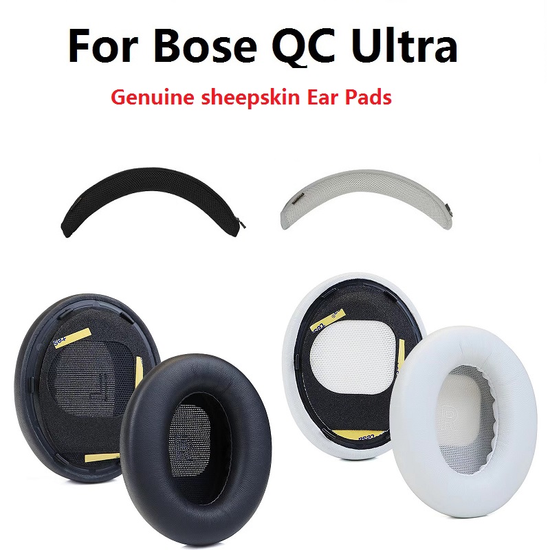 Bantalan telinga kulit domba a - Bose Headphone Qc Ultra ulasan dan harga