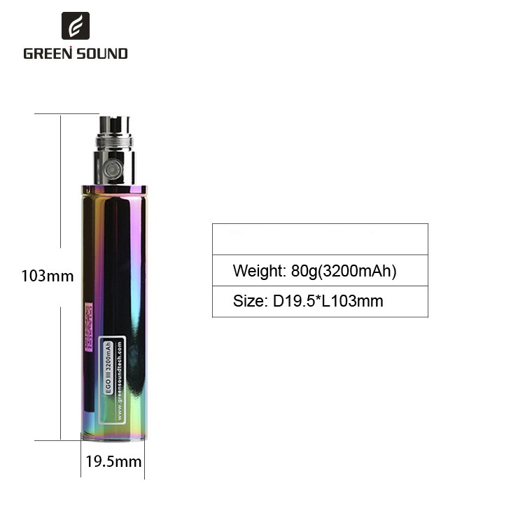 Baterai GS Ego 3 III 3200mAh R - Vaping Area ulasan dan harga
