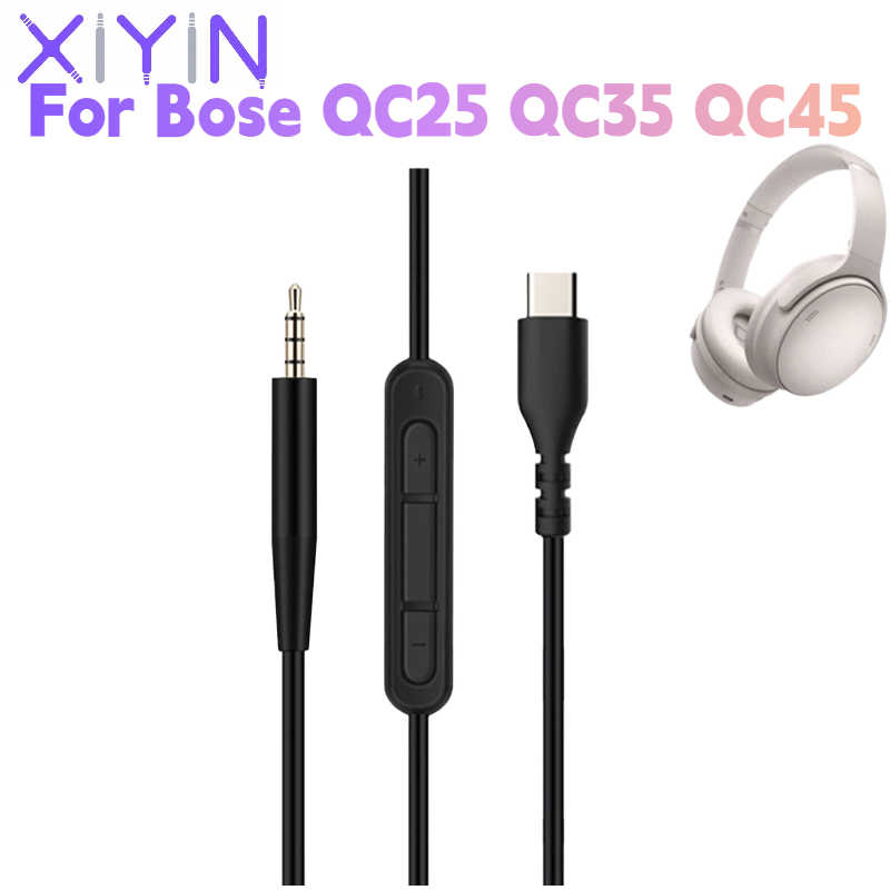 Kabel Audio Pengganti 1.4 mete - Bose Headphone Qc45 ulasan dan harga