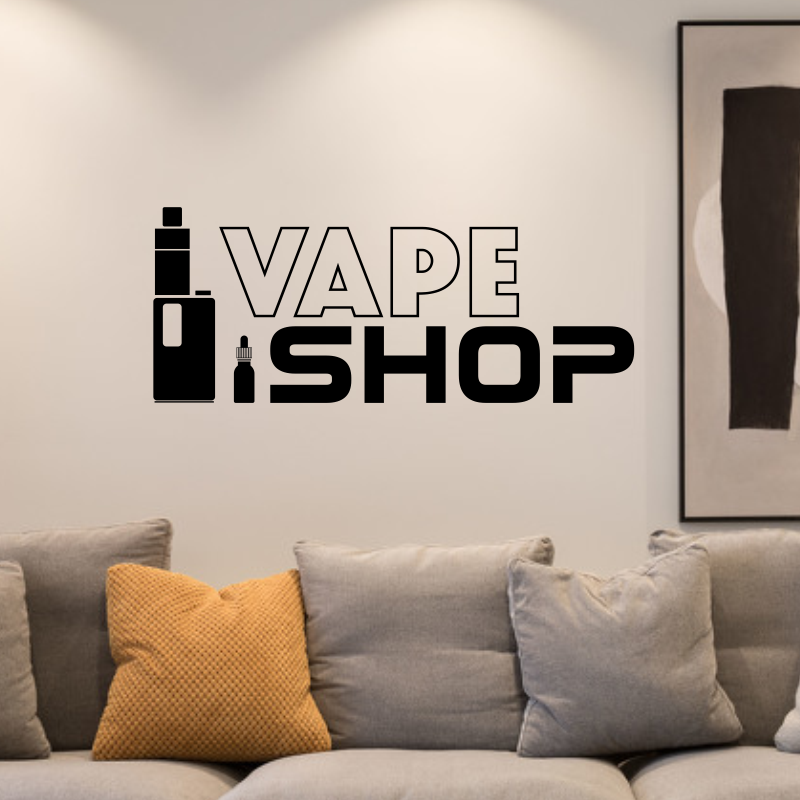 Vinyl Wall Decals Vape Shop Si - Vaping Shop ulasan dan harga