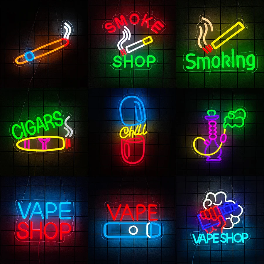 Layar Iklan LED USB Terang unt - Vaping Shop ulasan dan harga
